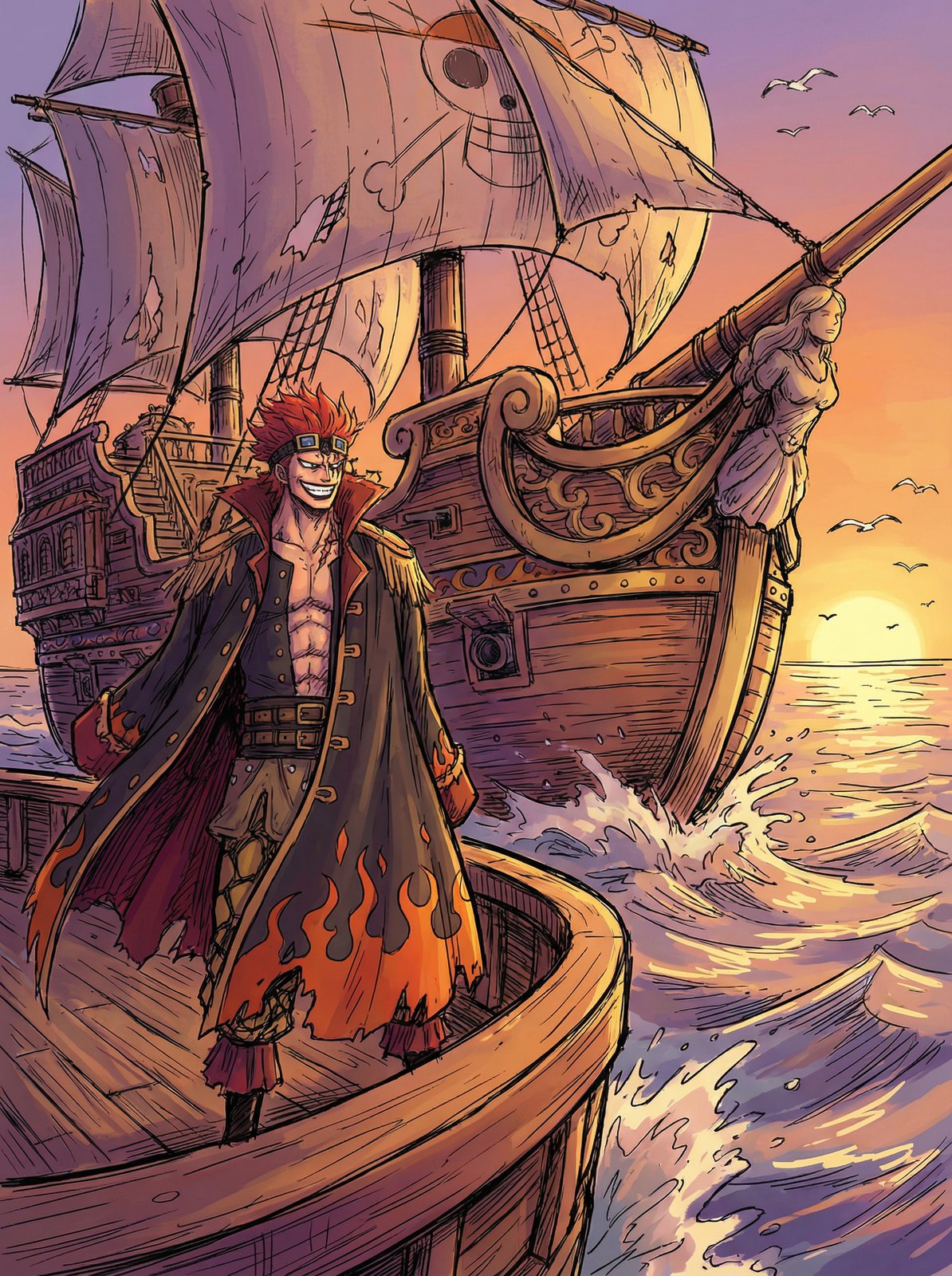 黑丝动漫-烈焰船长